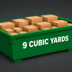 9 cubic yards