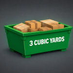 3 cubic yards